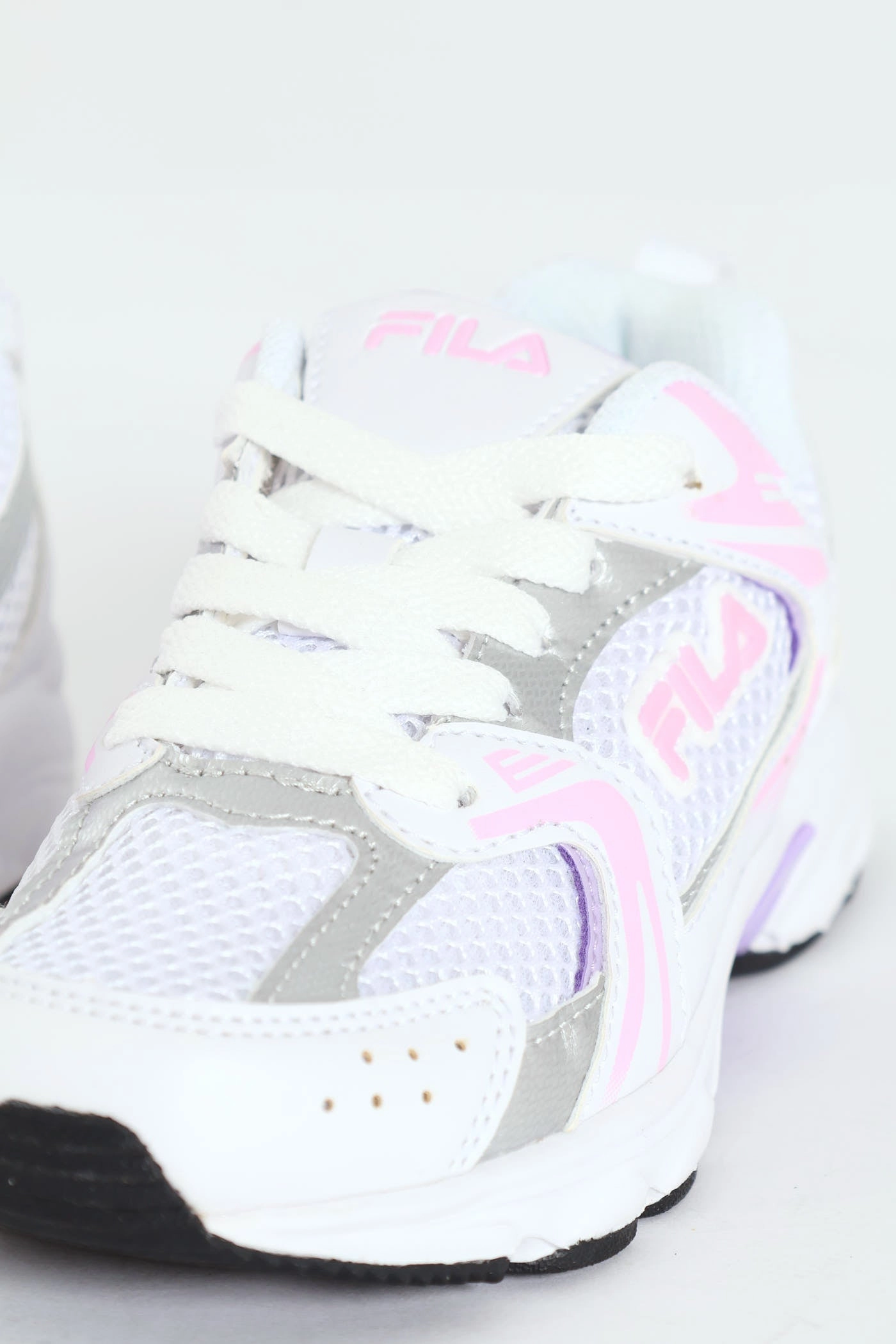Girls Chip Trainer - White/Pink