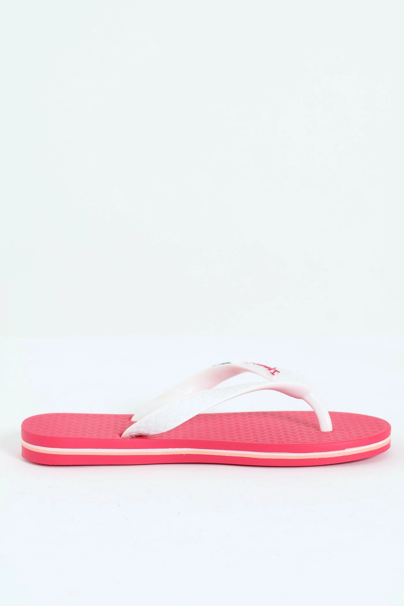 Girls Classic Brasil Flip Flop - White/Pink