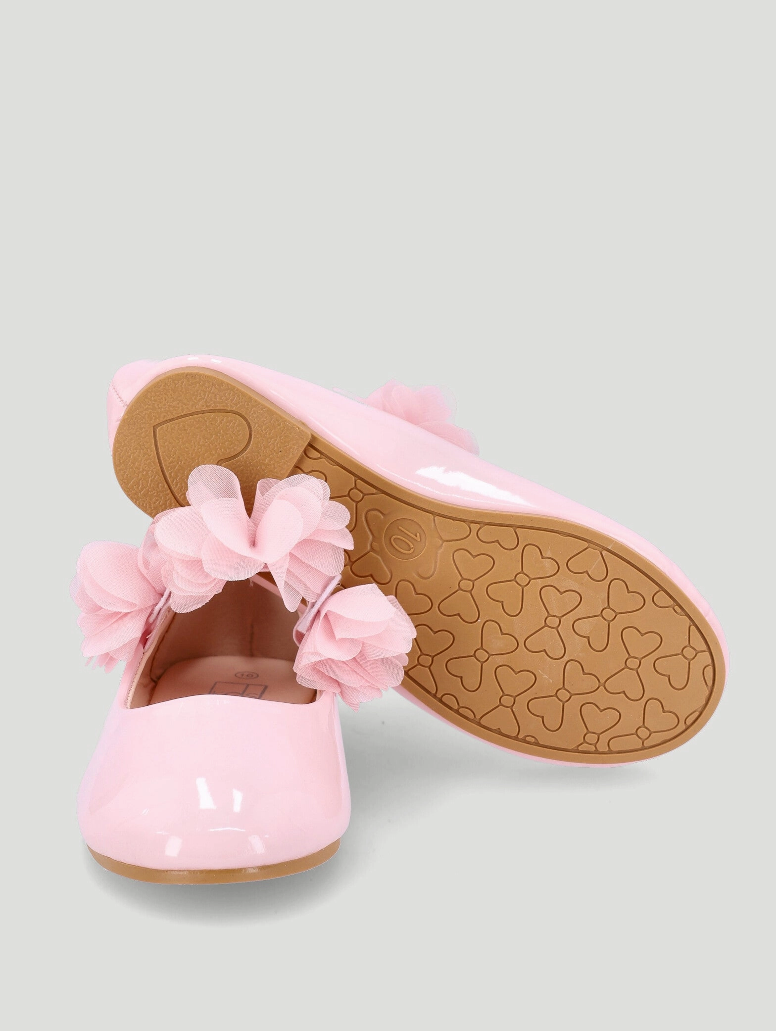 Girls Flower Pump - Pink