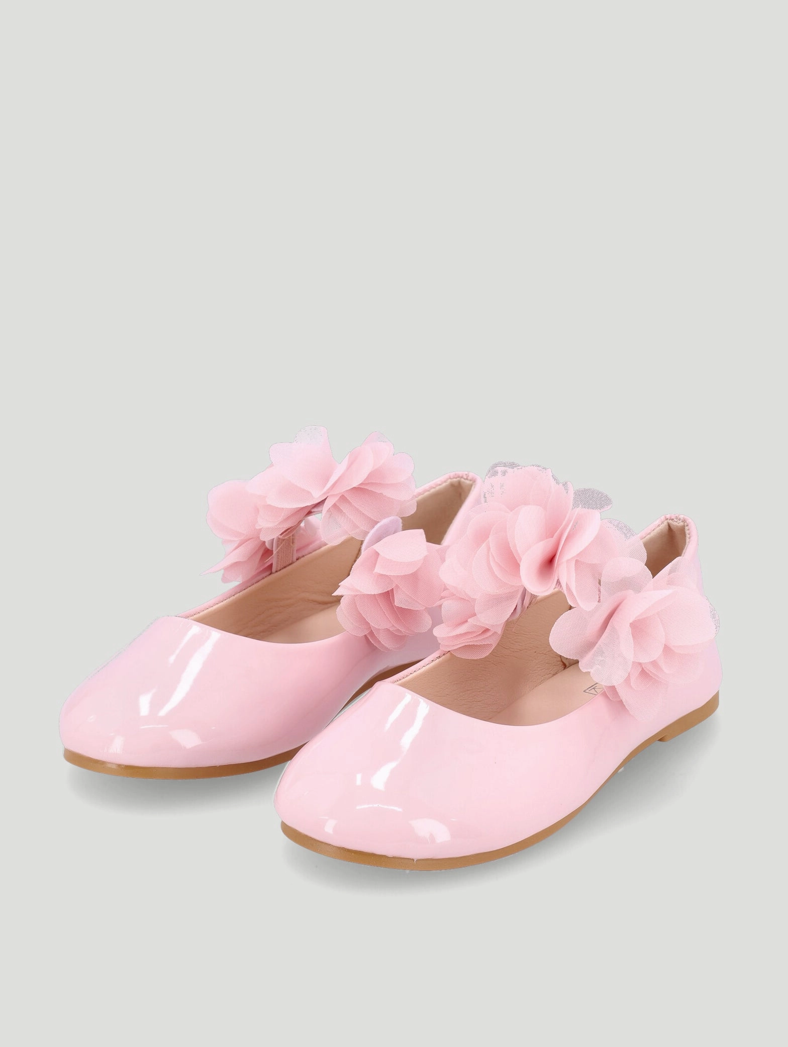 Girls Flower Pump - Pink