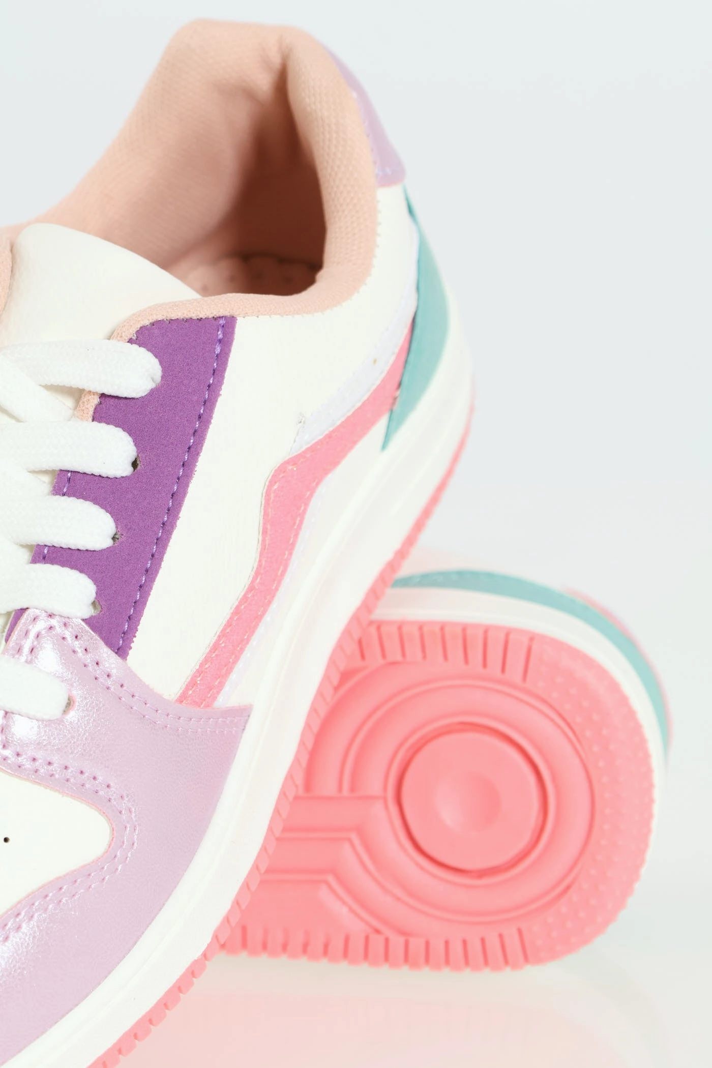 Girls Pearly Colourblock Sneaker - Multi