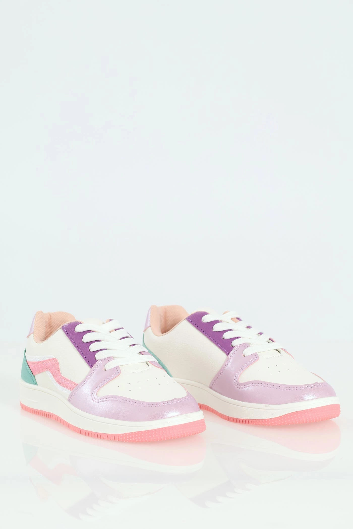 Girls Pearly Colourblock Sneaker - Multi