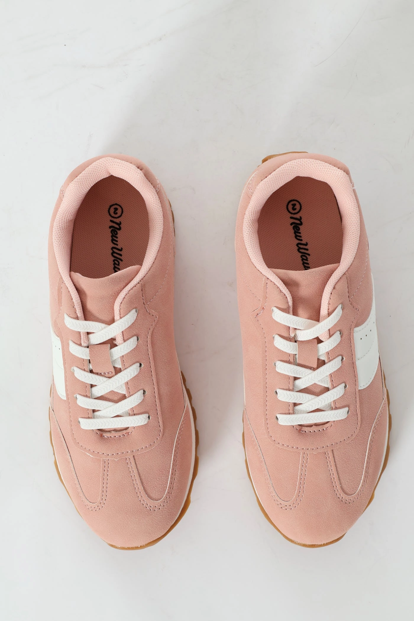 Girls Retro Sneaker - Blush