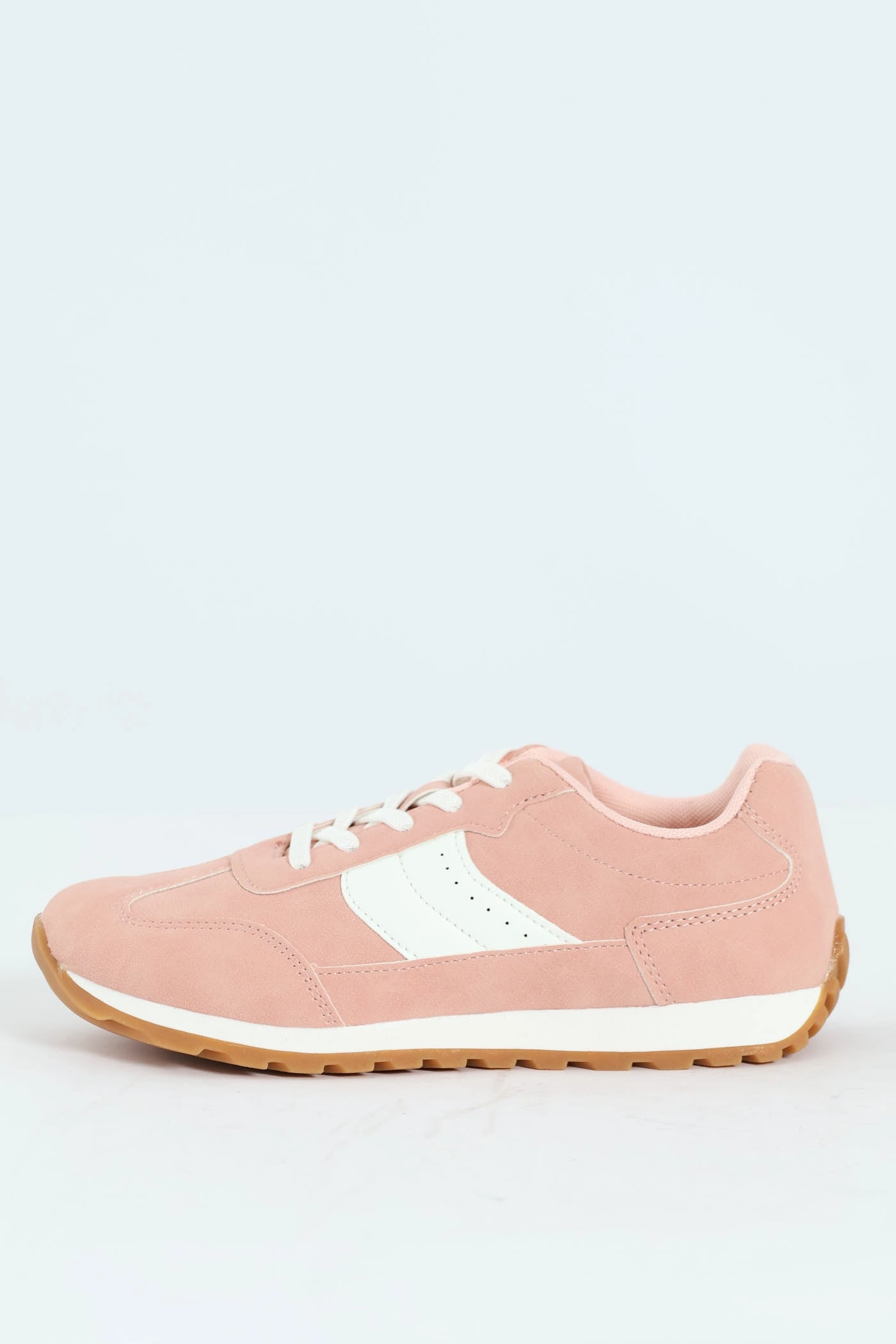 Girls Retro Sneaker - Blush