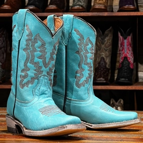 Girls Turquoise Boot