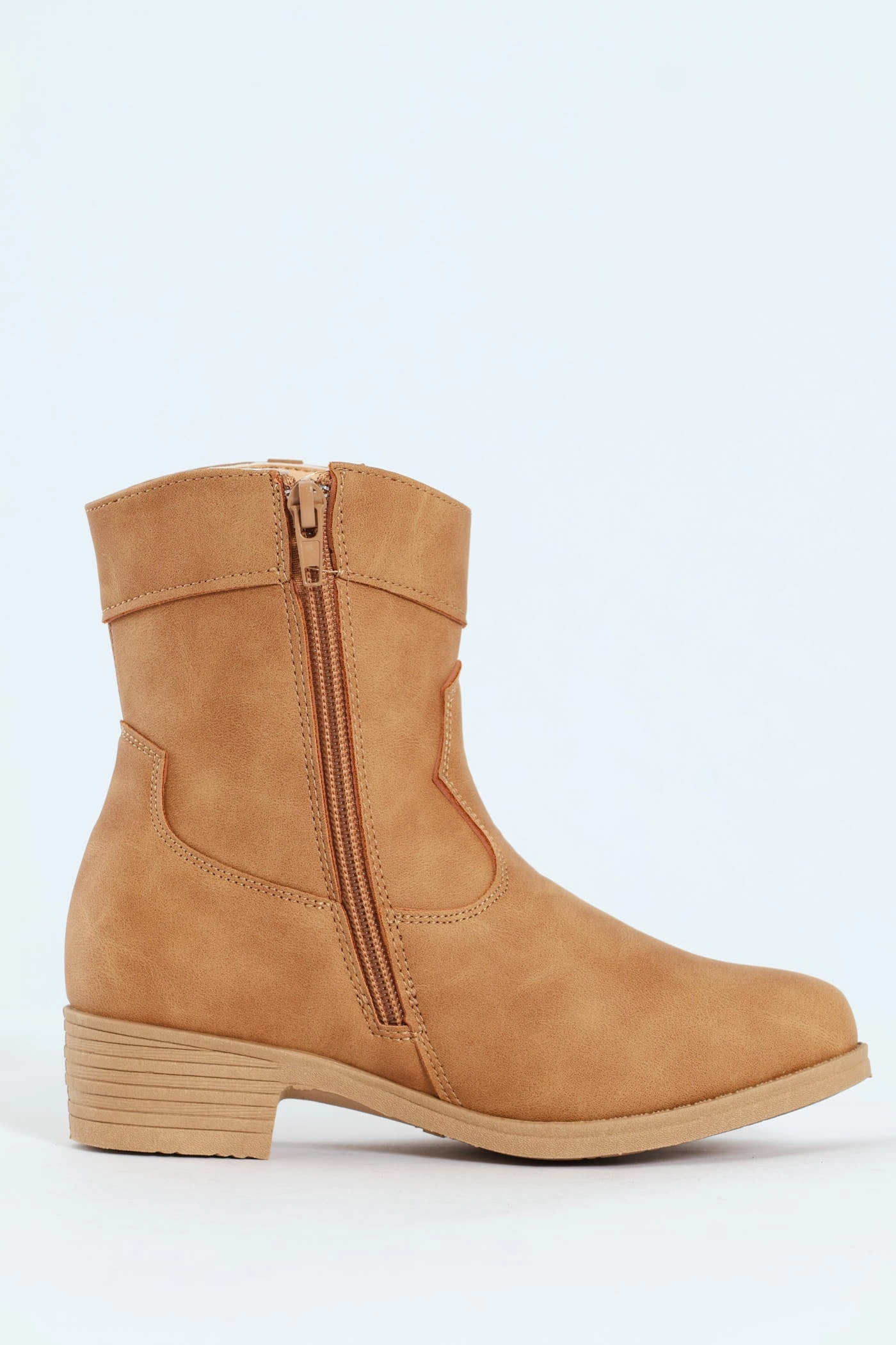 Girls Western Boot - Tan
