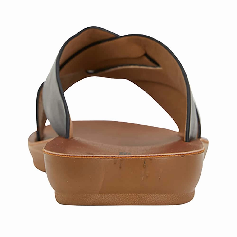 Gizmo Sandal in Black Smooth