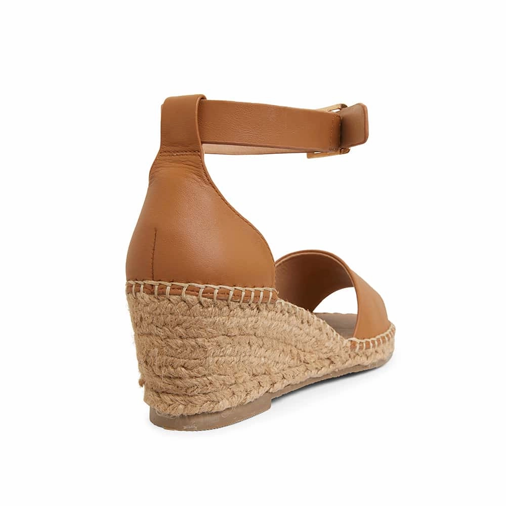 Henley Espadrille in Tan Leather