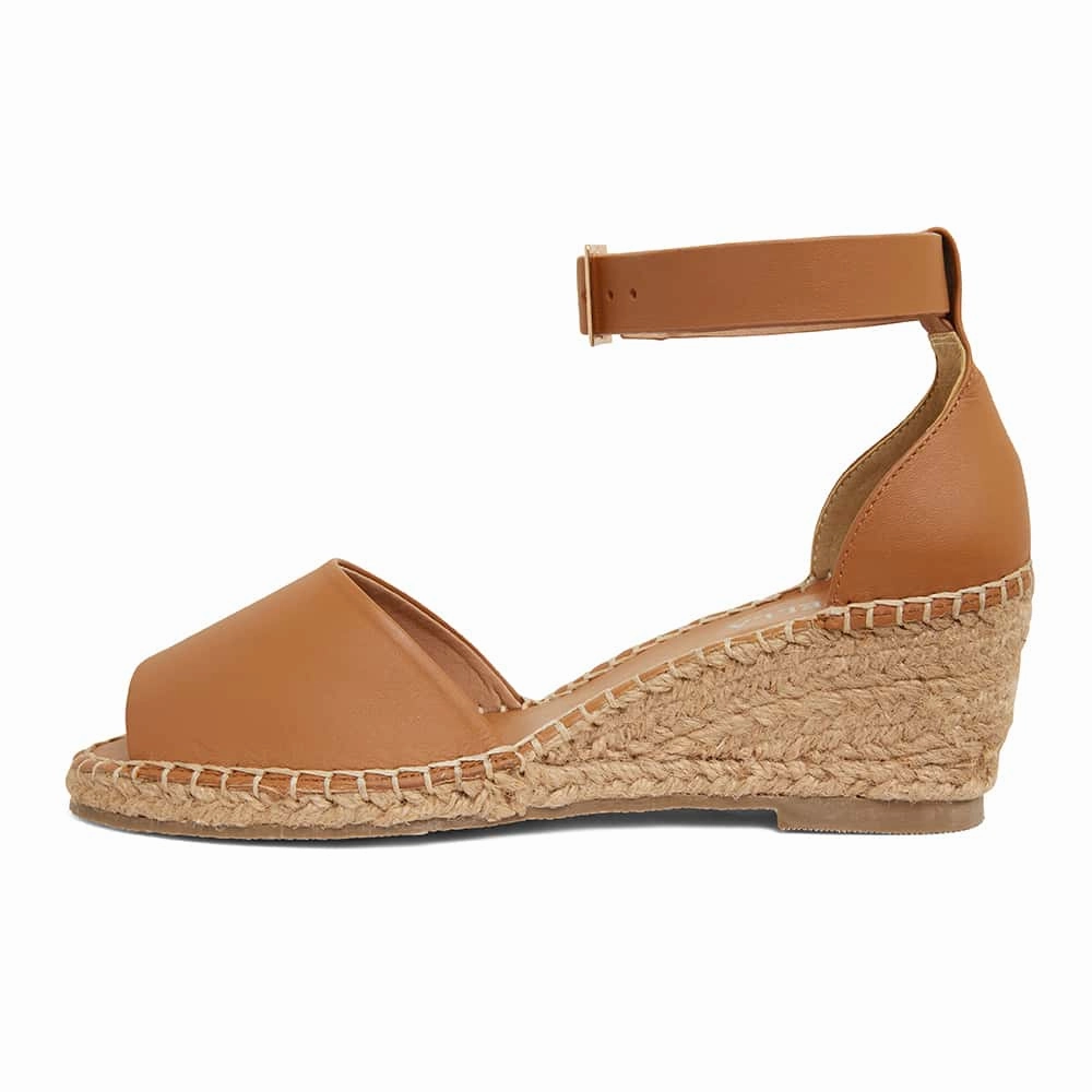 Henley Espadrille in Tan Leather