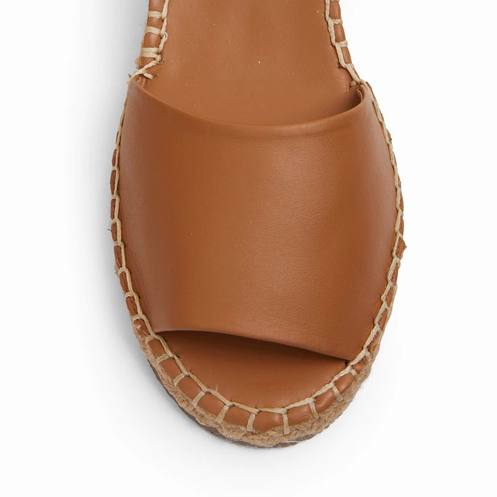 Henley Espadrille in Tan Leather