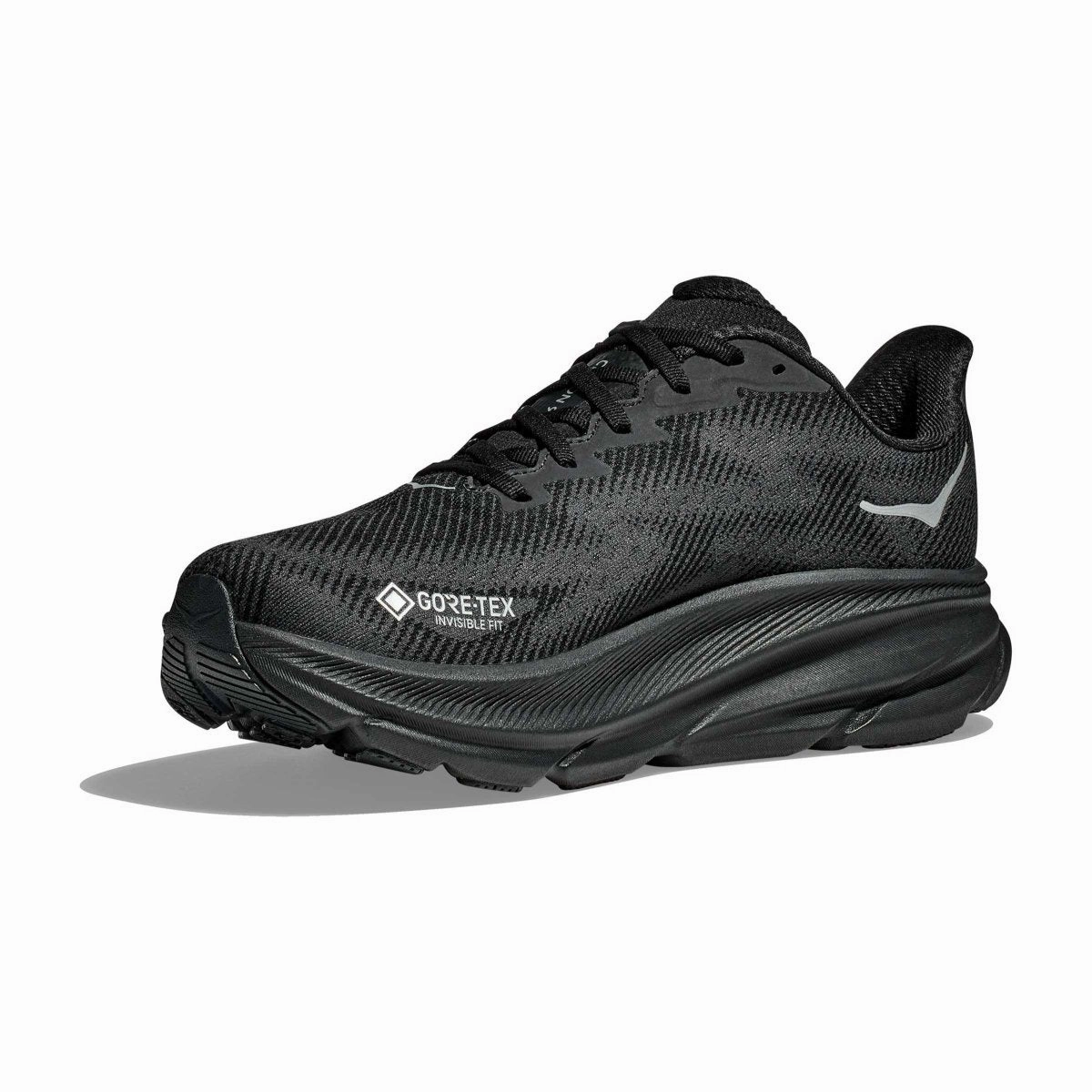 Hoka One One Men's Clifton 9 Black/Black Gore-Tex