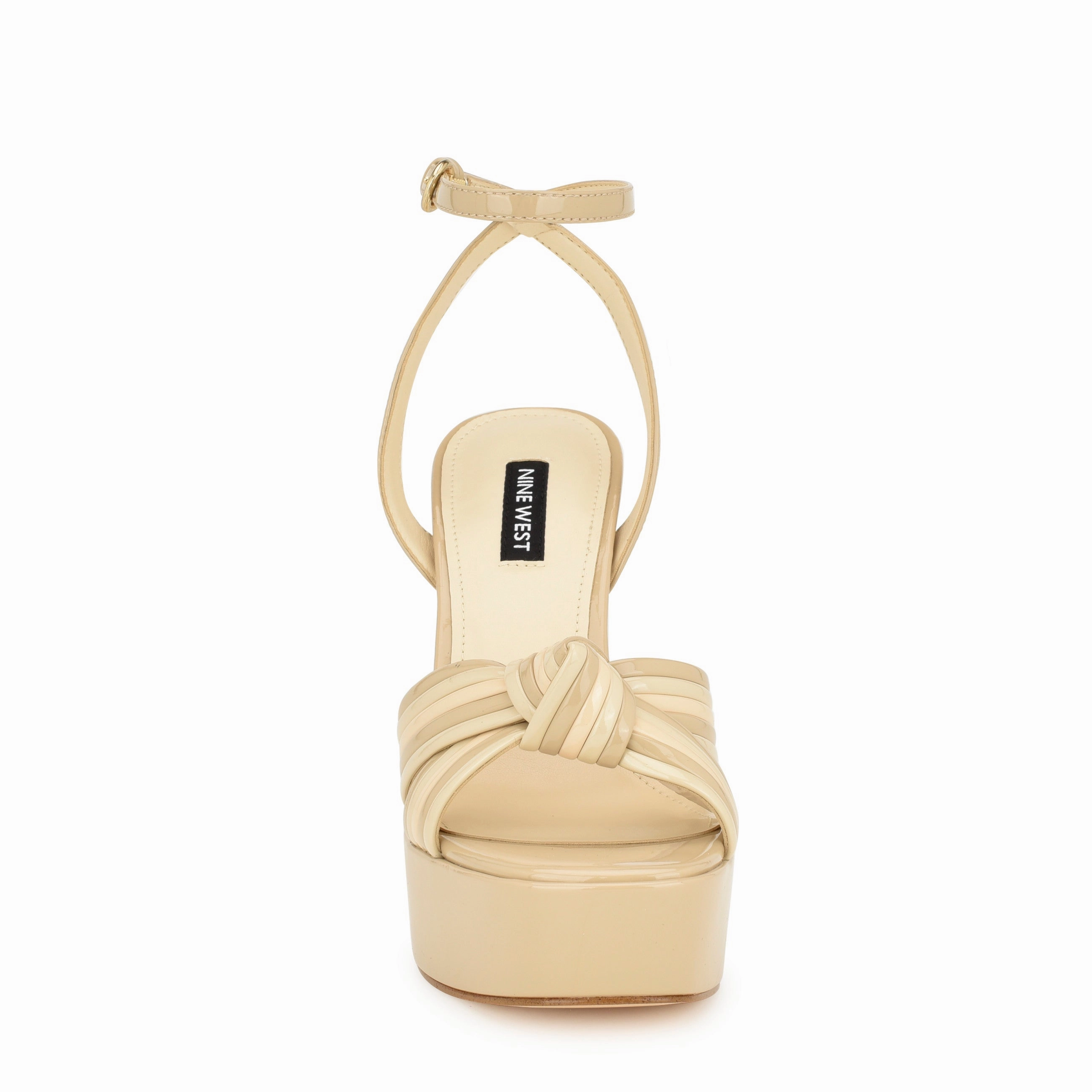 Irna Platform Ankle Strap Knotted Sandals