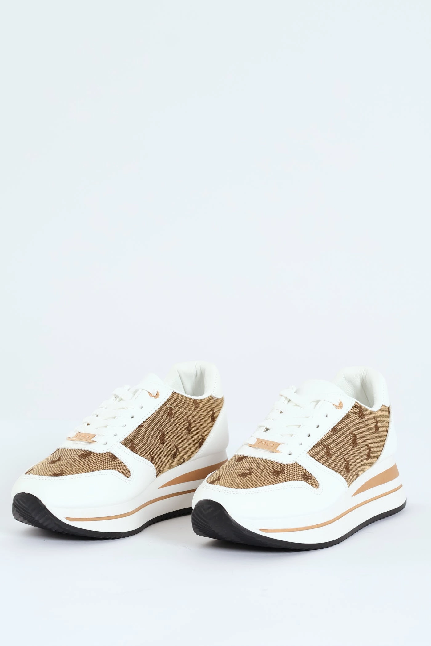 Jacquard Runner Sneaker - Stone