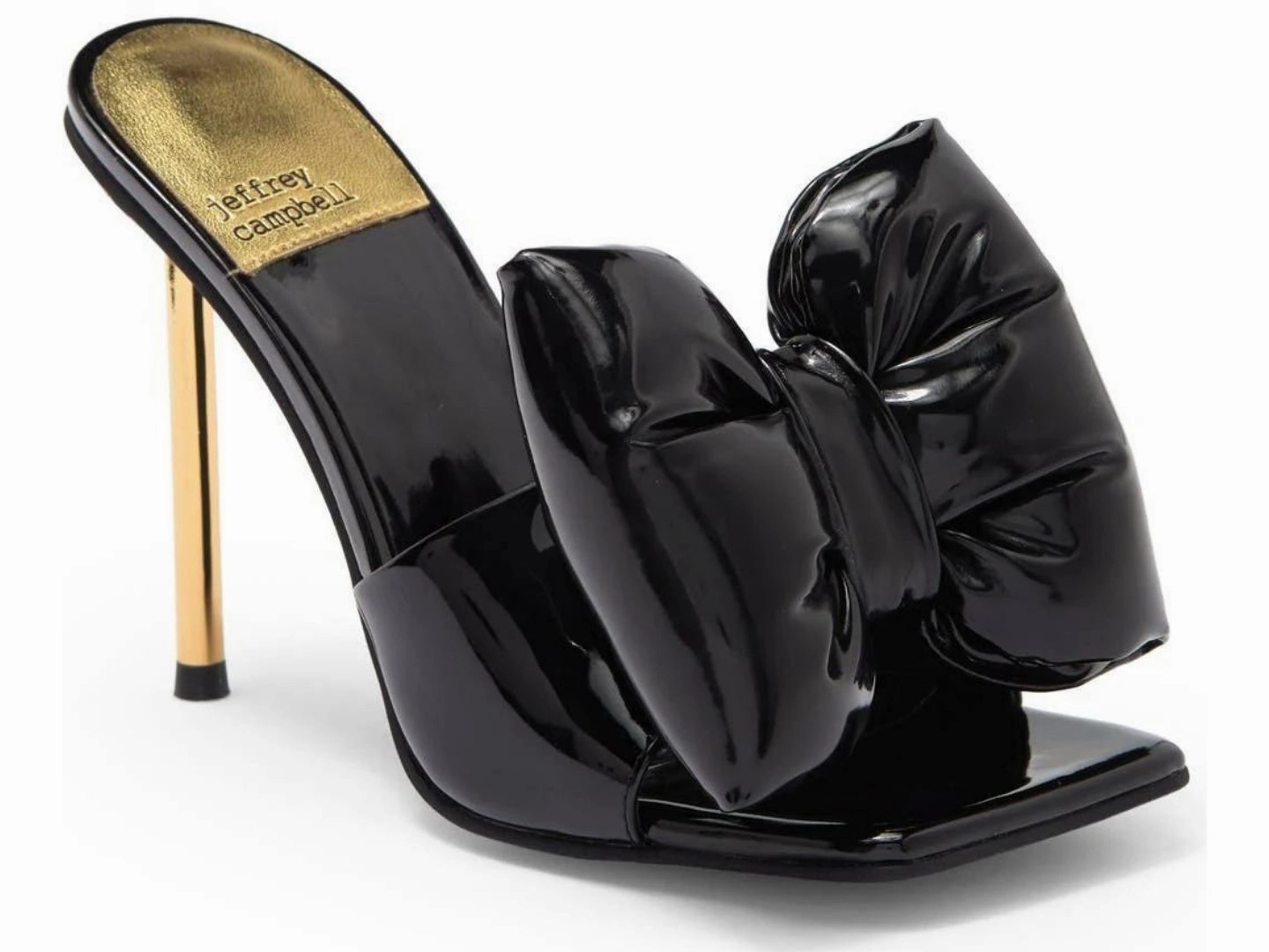 Jeffrey Campbell: Bow-Down in Black Patent