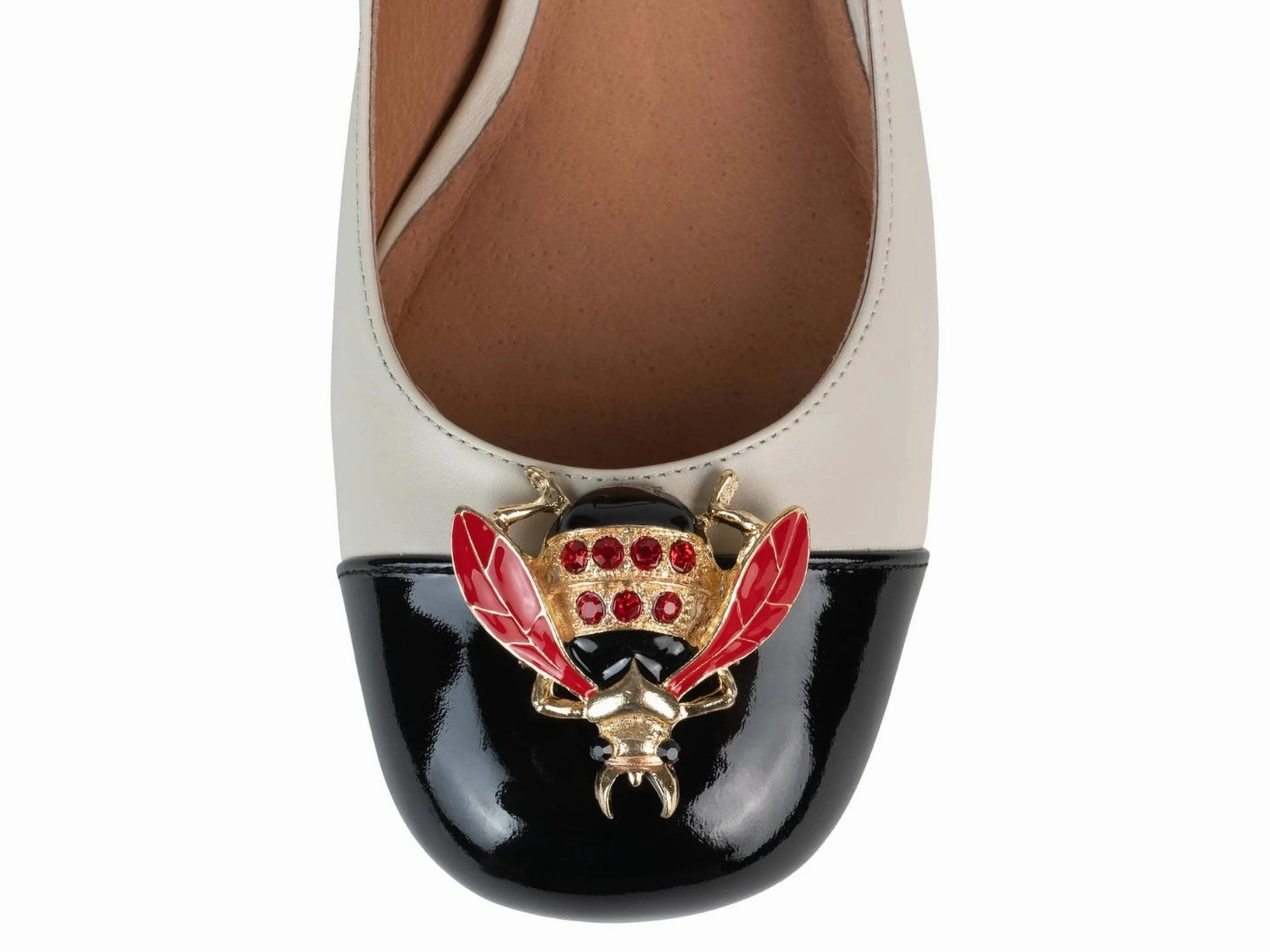 Jeffrey Campbell: Jitterbug in Ivory, Black, Red & Green