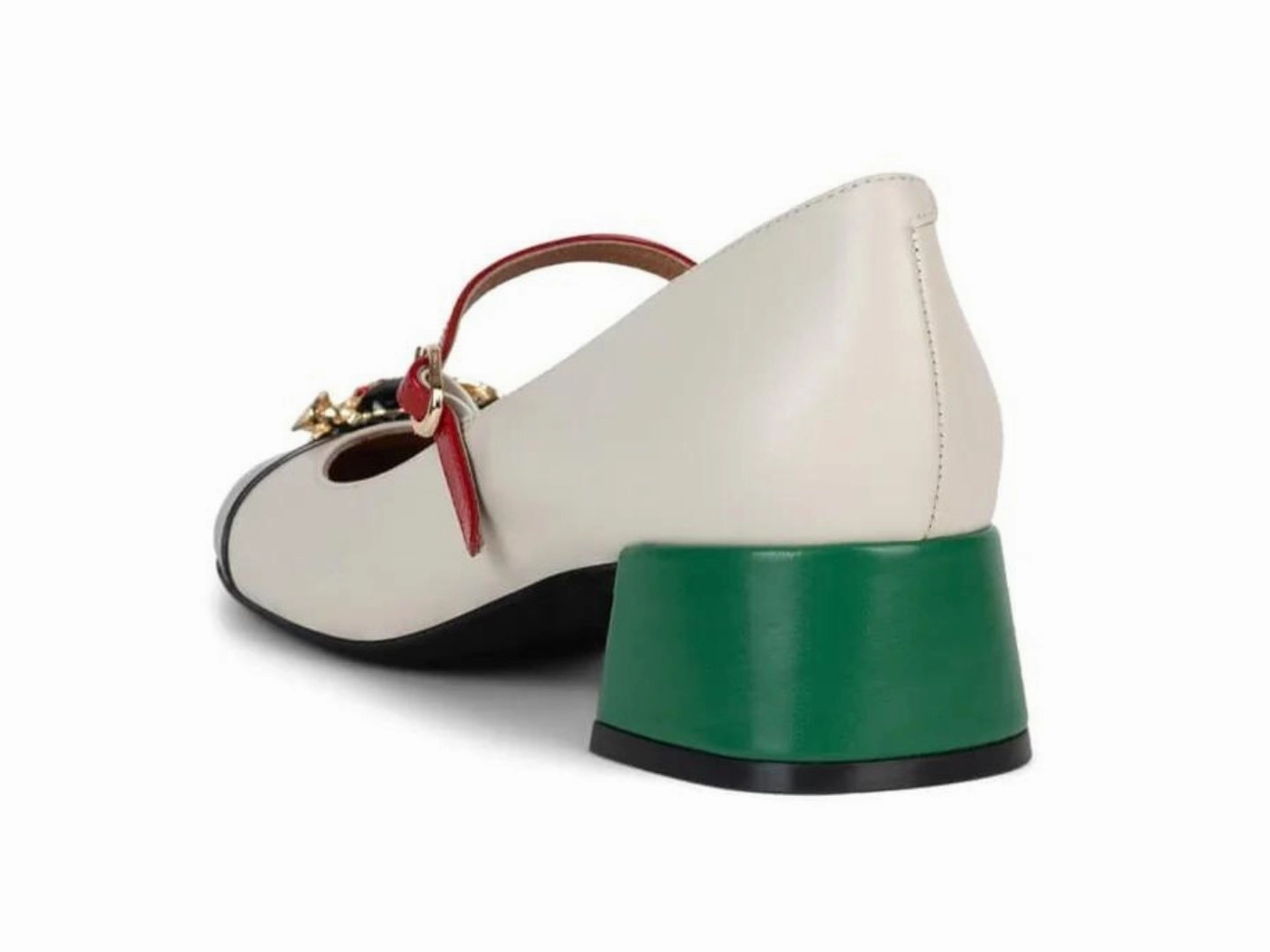 Jeffrey Campbell: Jitterbug in Ivory, Black, Red & Green