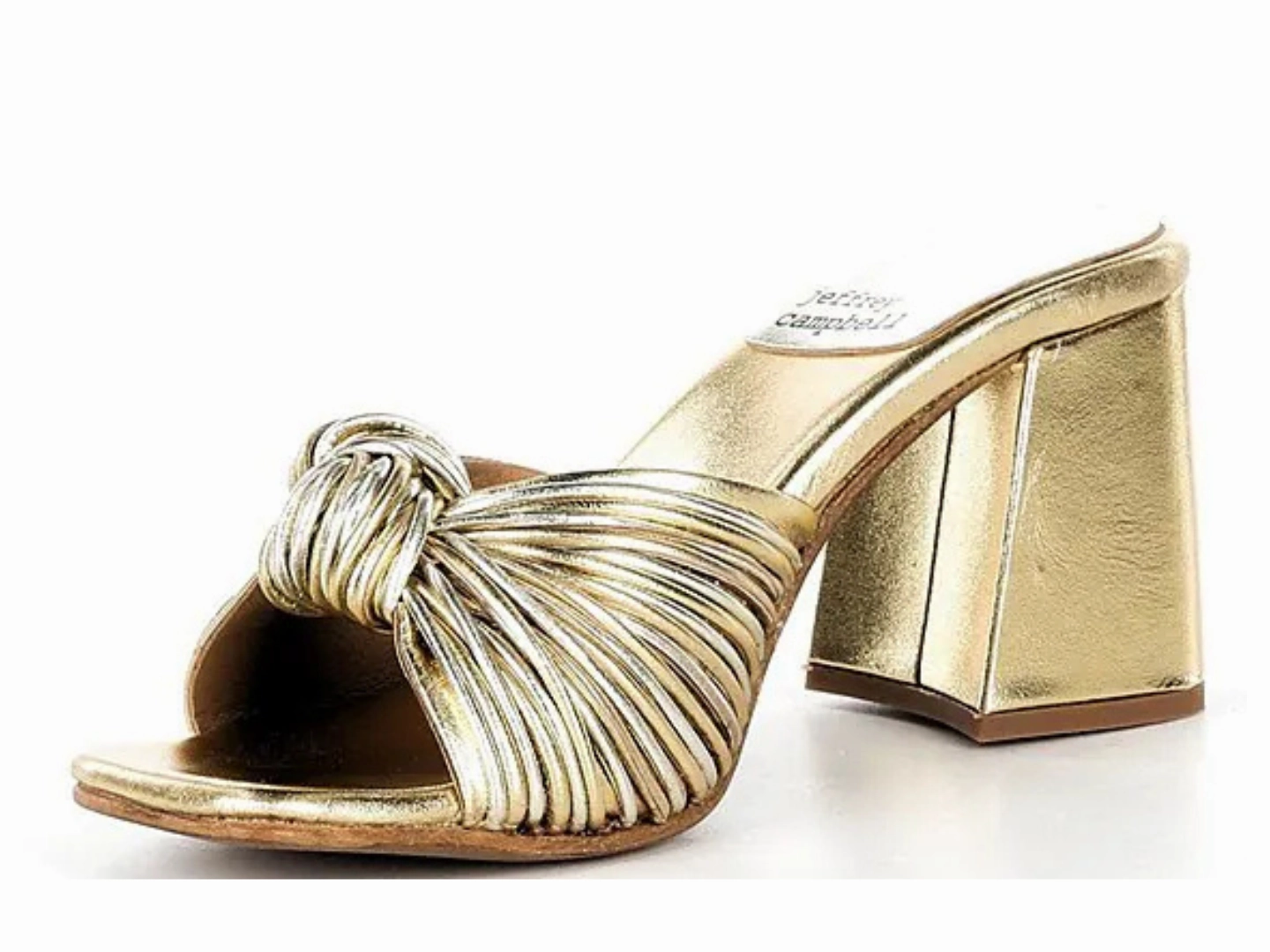 Jeffrey Campbell: Melonger-4 in Gold Combo