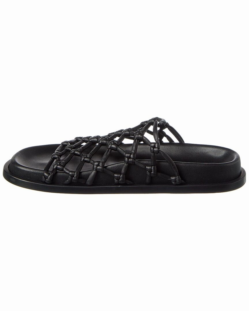 Jil Sander Logo Leather Sandal