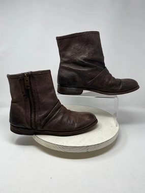 John Fluevog Size W10/M8 Brown Distressed Boots