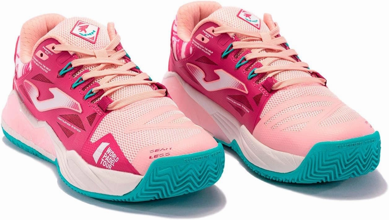 Joma Padel Shoes for Women Slam Lady, World Padel Tour Clay