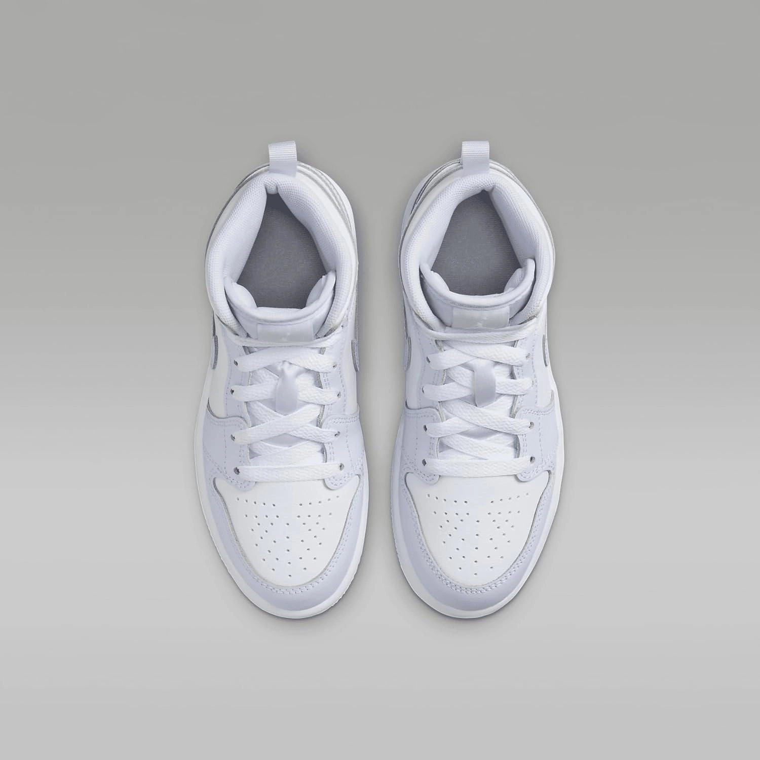 Jordan 1 Mid Little Kids' Shoes (FD8781-400, Cobalt Bliss/Neutral Grey/White)