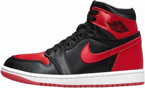 Jordan 1 Retro High Og Satin Bred (Womens 12, Mens 10.5)