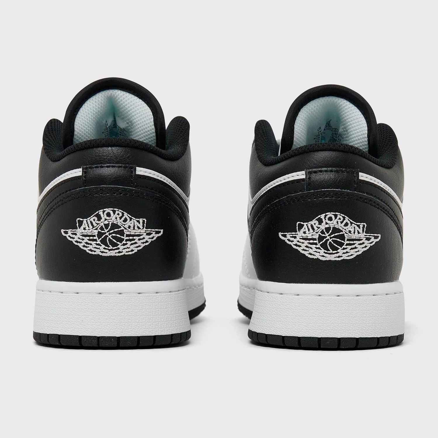 Jordan Big Kid's 1 Low White/Black-White (553560 132)