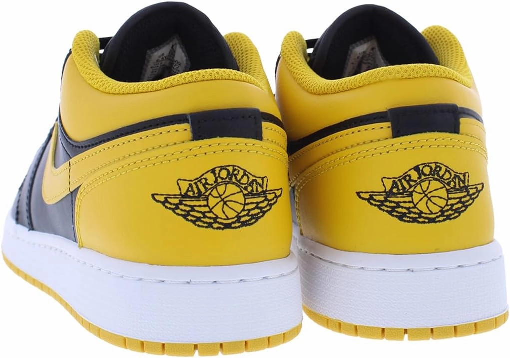Jordan Big Kid's 1 Low White/Black-White (553560 132)