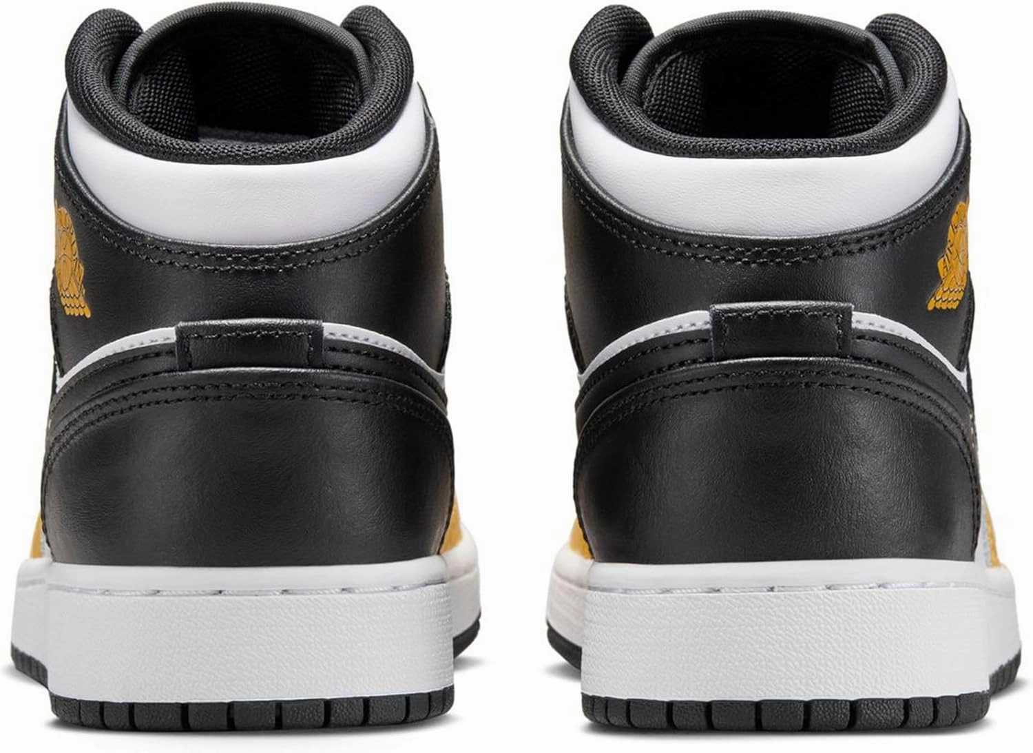 Jordan Big Kid's 1 Mid White/Green Glow-Black (DQ8423 103)