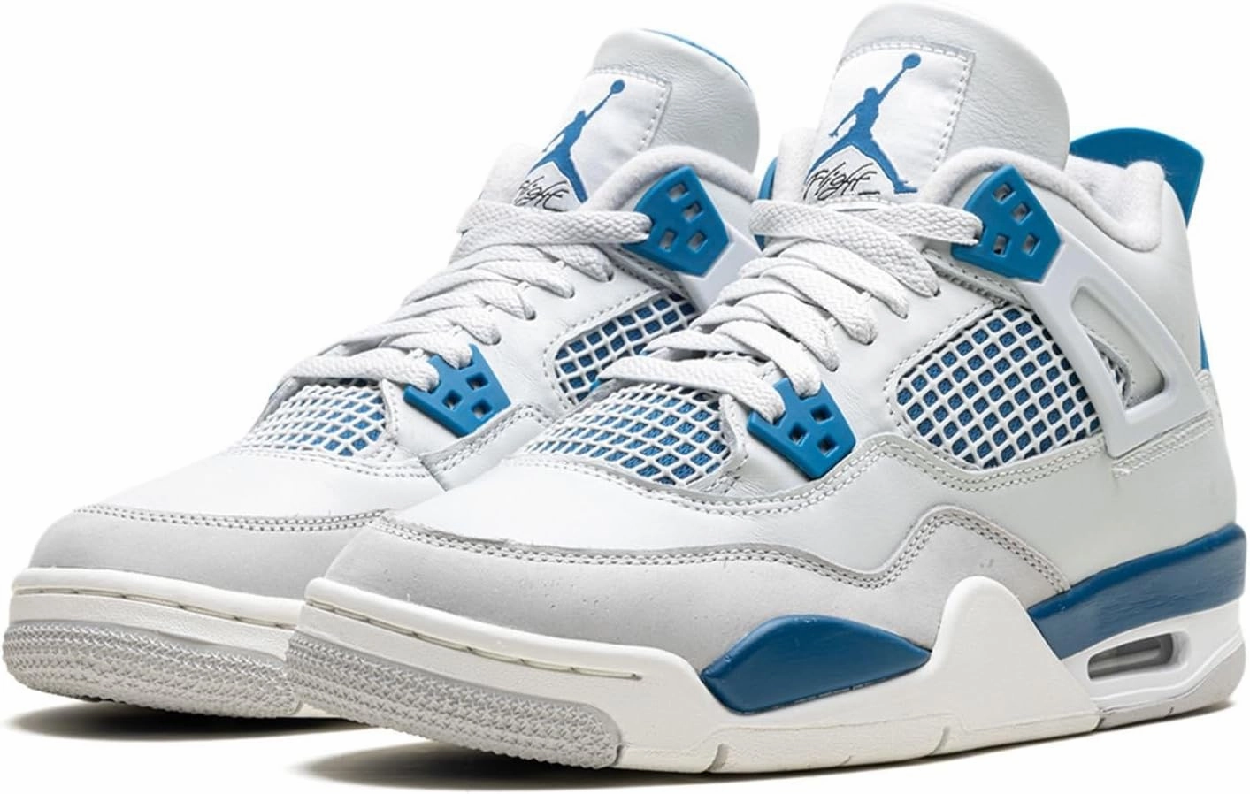Jordan Big Kid's 4 Retro Off White/Military Blue (HF4281 141)