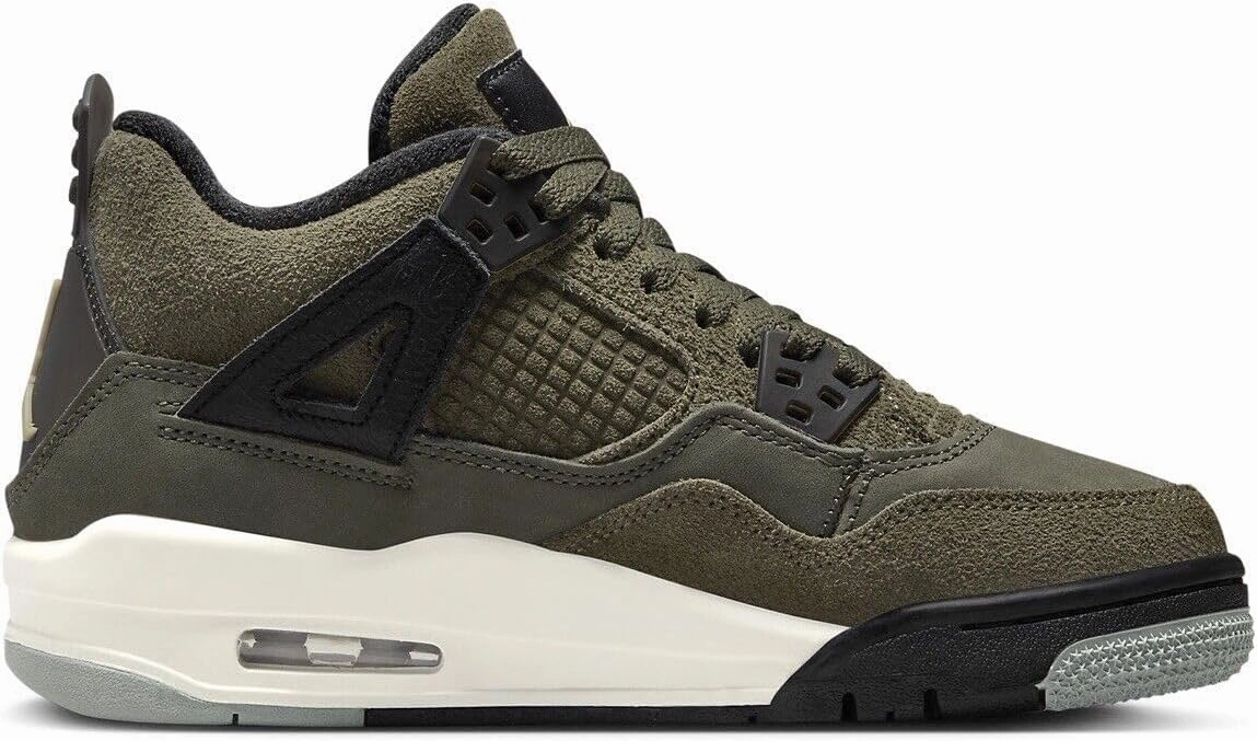Jordan Big Kid's 4 Retro SE Craft Medium Olive/Pale Vanilla (FB9928 200)