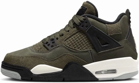 Jordan Big Kid's 4 Retro SE Craft Medium Olive/Pale Vanilla (FB9928 200)