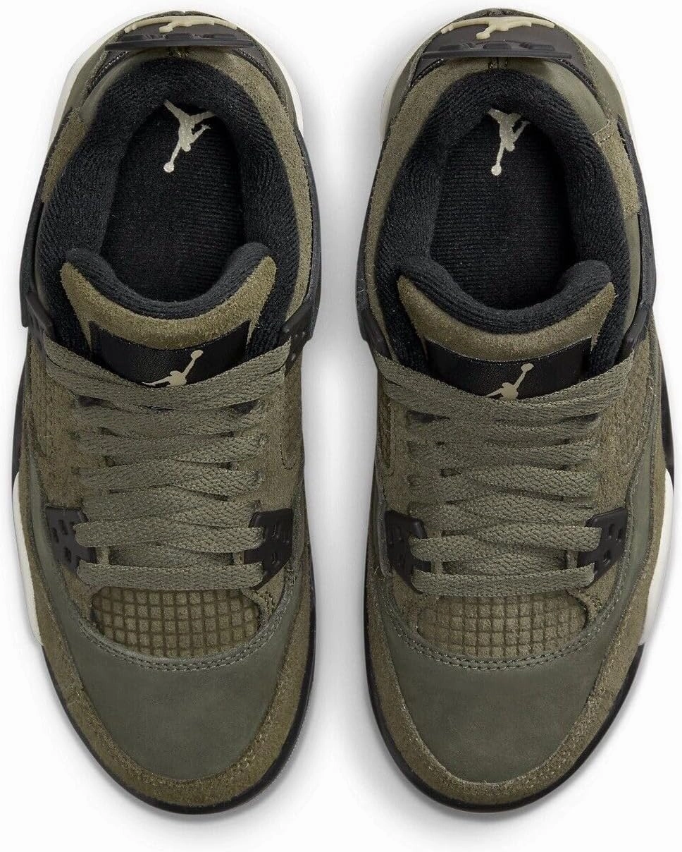 Jordan Big Kid's 4 Retro SE Craft Medium Olive/Pale Vanilla (FB9928 200)