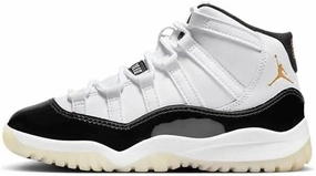 Jordan Little Kid's 11 Retro DMP Gratitude Wht/Metlic Gld-Blk (378039 170)