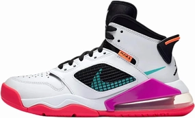 Jordan Mars 270 Grade School White Orange Pink Black BQ6508-102 (BQ6508-102, Numeric_4)