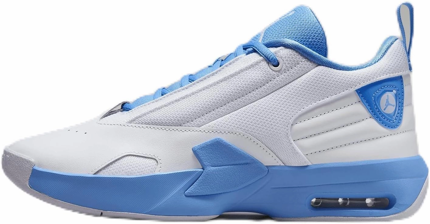 Jordan Max Aura 6 Women's Shoes (FQ7943-100, White/University Blue/White) Size 10