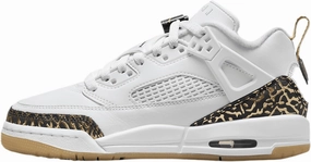 Jordan Spizike Low Big Kids' Shoes (HJ9022-100, White/Black-Metallic Gold-SAIL)