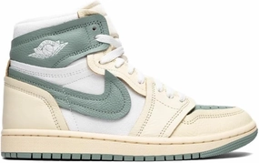 Jordan Women's 1 MM High Legend Sand/Jade Smoke-Sail (FB9891 104) - 8.5