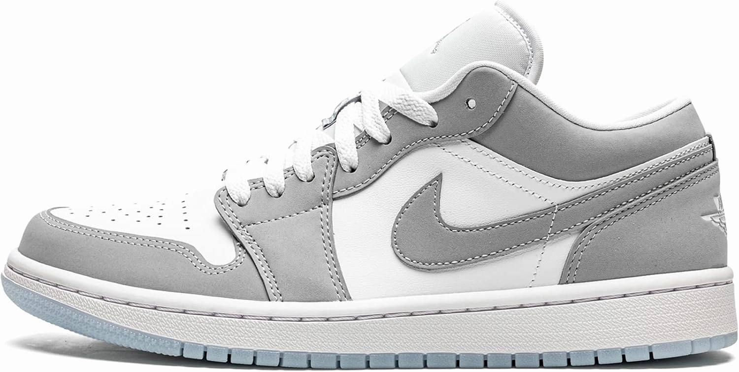 Jordan Womens WMNS Air 1 Low DC0774 105 White/Wolf Grey - Size 11.5W