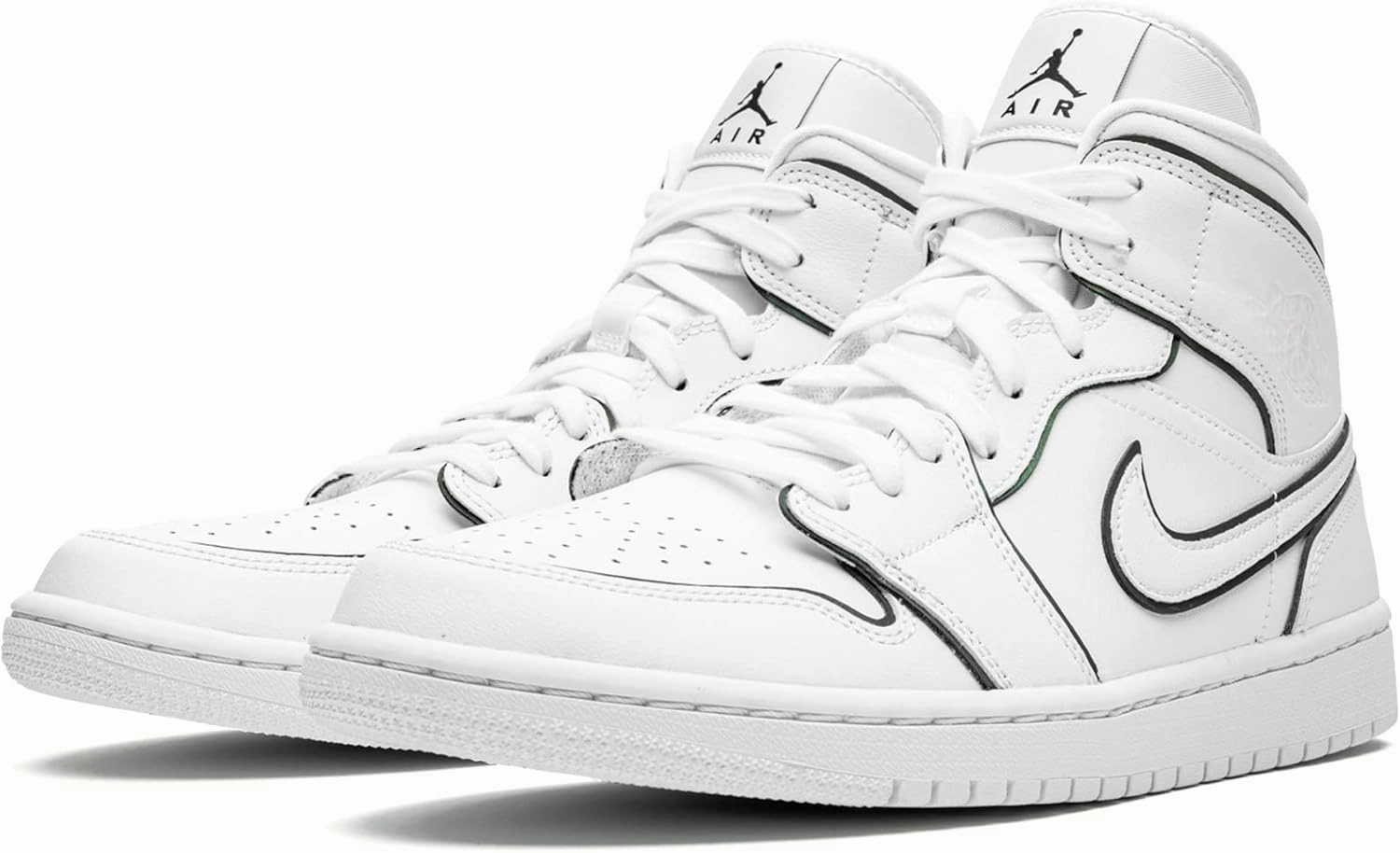 Jordan Womens WMNS Air 1 Mid CK6587 100 Iridescent Outline - Size