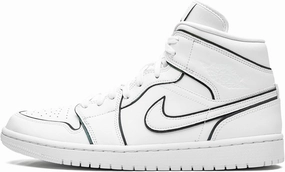 Jordan Womens WMNS Air 1 Mid CK6587 100 Iridescent Outline - Size 9W