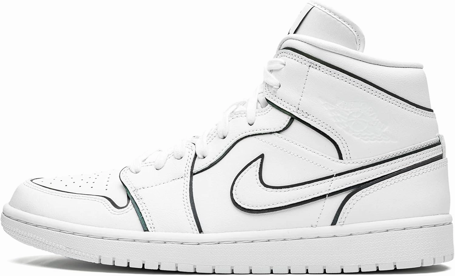 Jordan Womens WMNS Air 1 Mid CK6587 100 Iridescent Outline - Size 9W