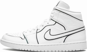 Jordan Womens WMNS Air 1 Mid CK6587 100 Iridescent Outline - Size