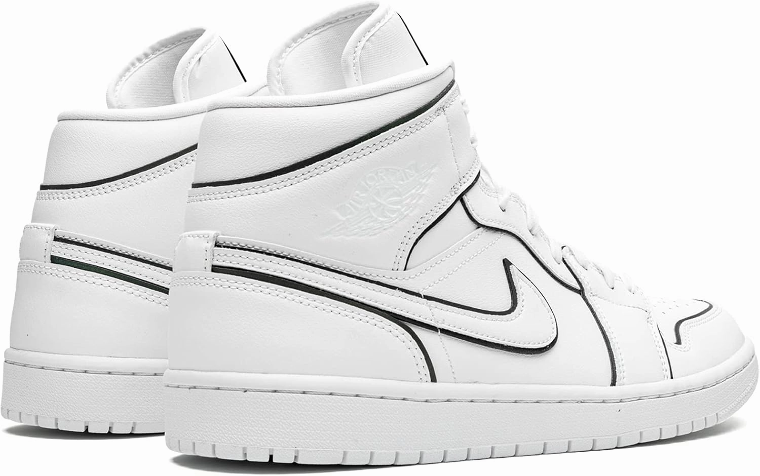Jordan Womens WMNS Air 1 Mid CK6587 100 Iridescent Outline - Size