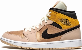 Jordan Womens WMNS Air 1 Mid SE DD2224 200 Particle Beige - Size 9W