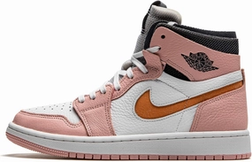 Jordan Womens WMNS Air Jordan 1 High Zoom CM CT0979 601 Pink Glaze - Size 8W