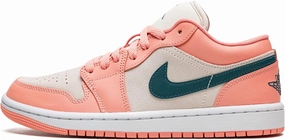 Jordan Womens WMNS Air Jordan 1 Low DC0774 800 Light Madder Root - Size 12W