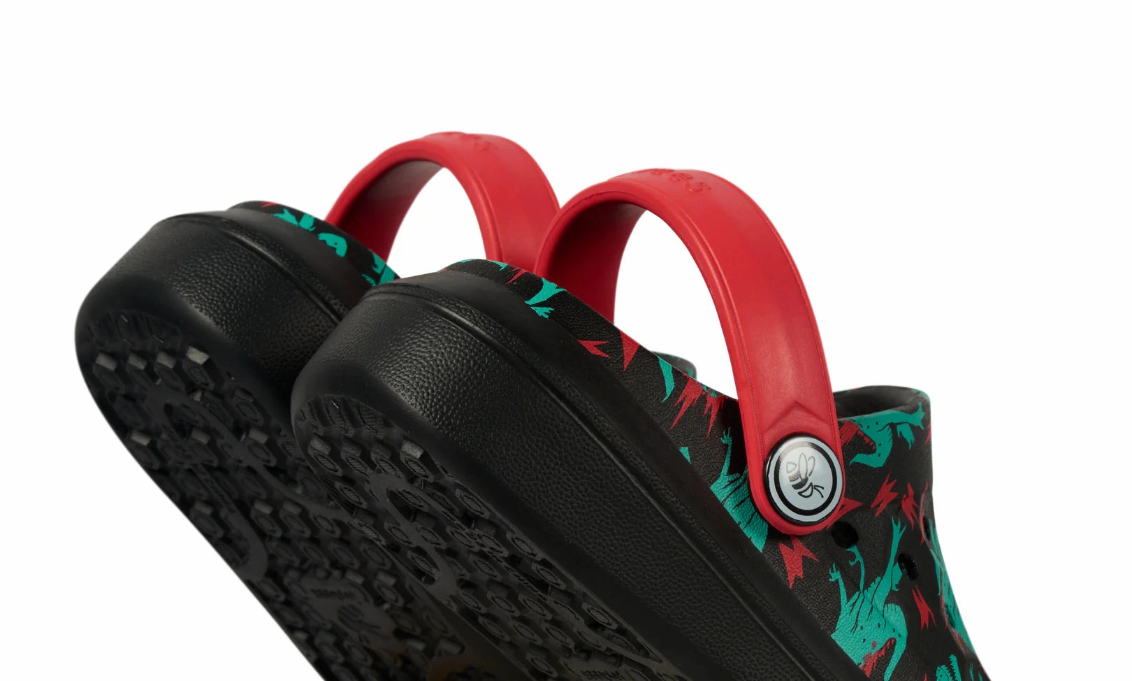 Joybees Dino Bolt Red Toddler Varsity Clog