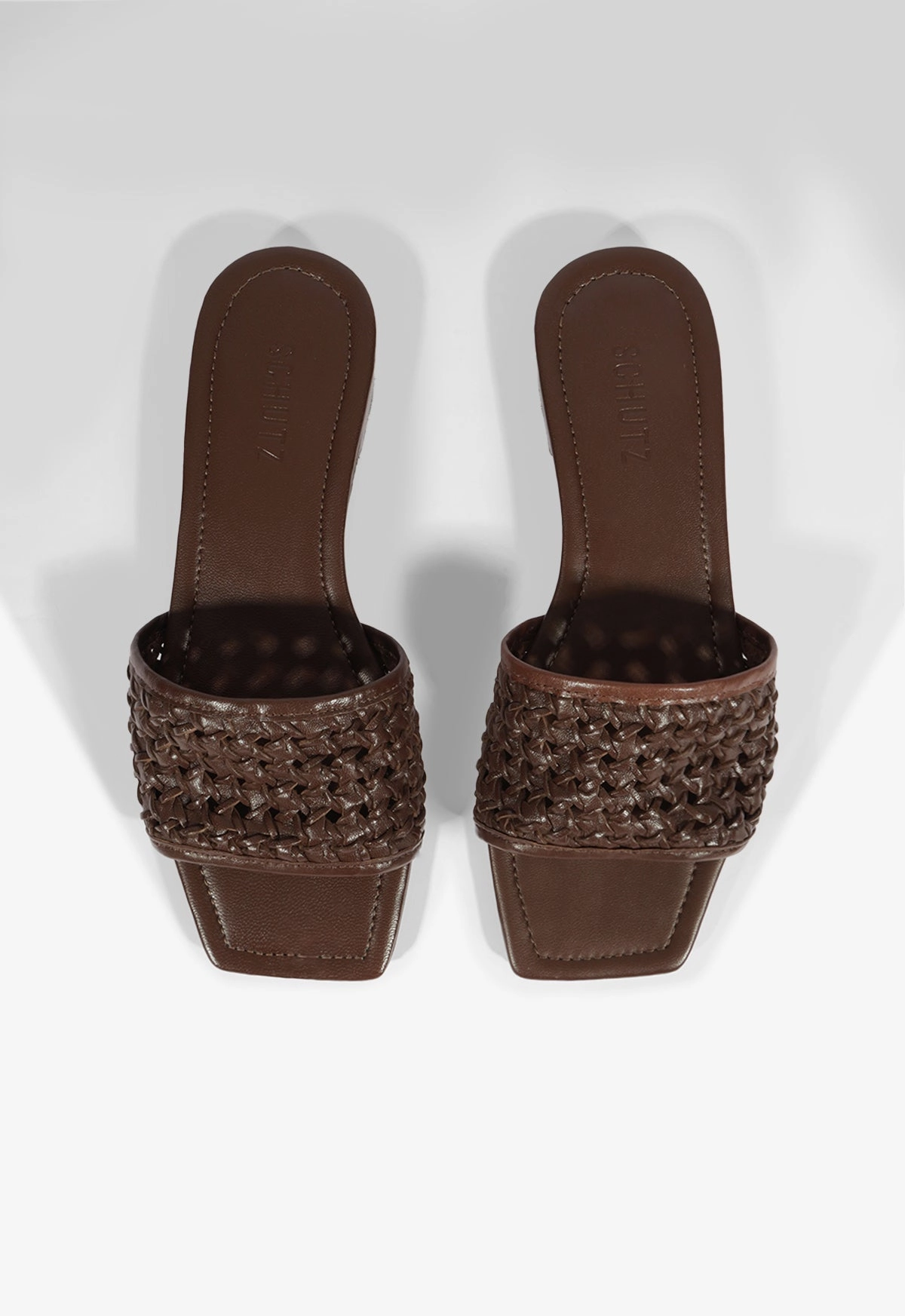Juliet Brown Leather Flat Sandal