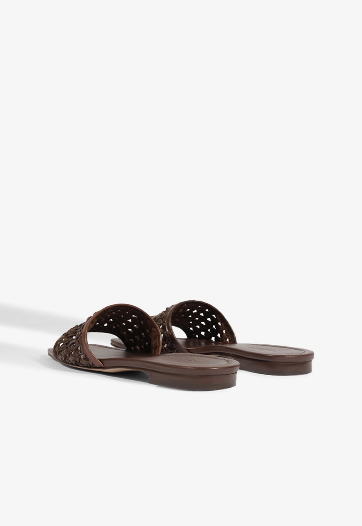 Juliet Brown Leather Flat Sandal